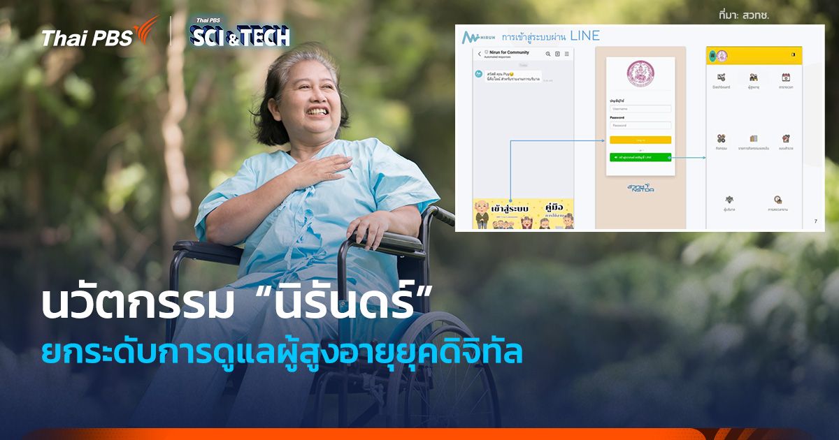 นวัตกรรม “นิรันดร์” ยกระดับการดูแลผู้สูงอายุยุคดิจิทัล