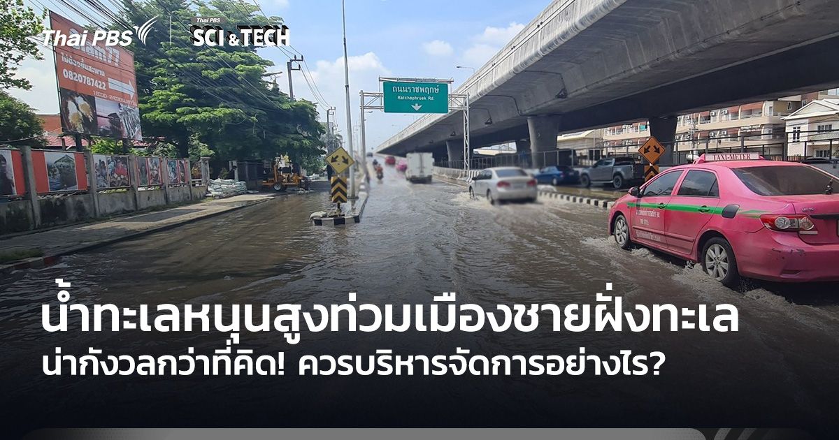 น่ากังวลกว่าที่คิด! น้ำทะเลหนุนสูงท่วมเมืองชายฝั่งทะเล ควรบริหารจัดการอย่างไร?