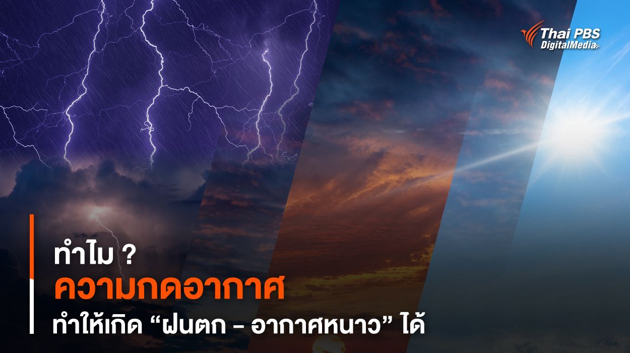 ทำไม ? “ความกดอากาศ” ทำให้เกิด “ฝนตก - อากาศหนาว” ได้