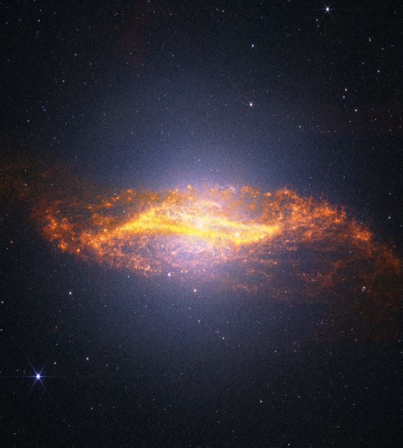 ภาพถ่ายรวมของกล้อง NIRI กับ MIRI ของกล้องโทรทรรศน์อวกาศเจมส์ เวบบ์ ภาพจาก NASA