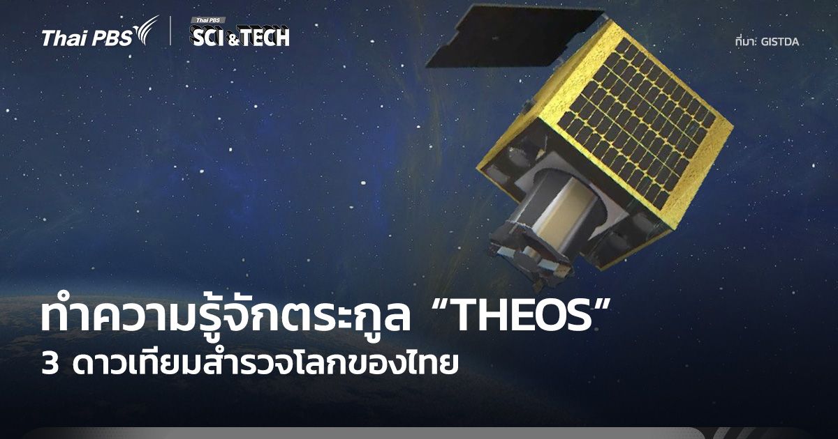 ทำความรู้จักตระกูล “THEOS” 3 ดาวเทียมสำรวจโลกของไทย