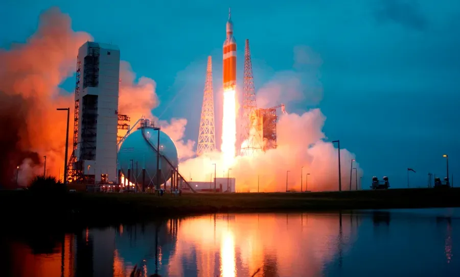 ศูนย์อวกาศเคนเนดีของนาซา รัฐฟลอริดา สหรัฐ ภาพจาก NASA