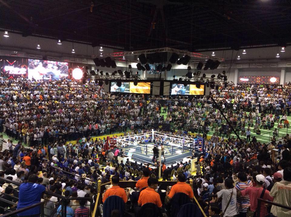 เวทีมวยลุมพินีปัจจุบัน (ภาพจากเฟซบุ๊ก สนามมวยลุมพินี รามอินทรา)