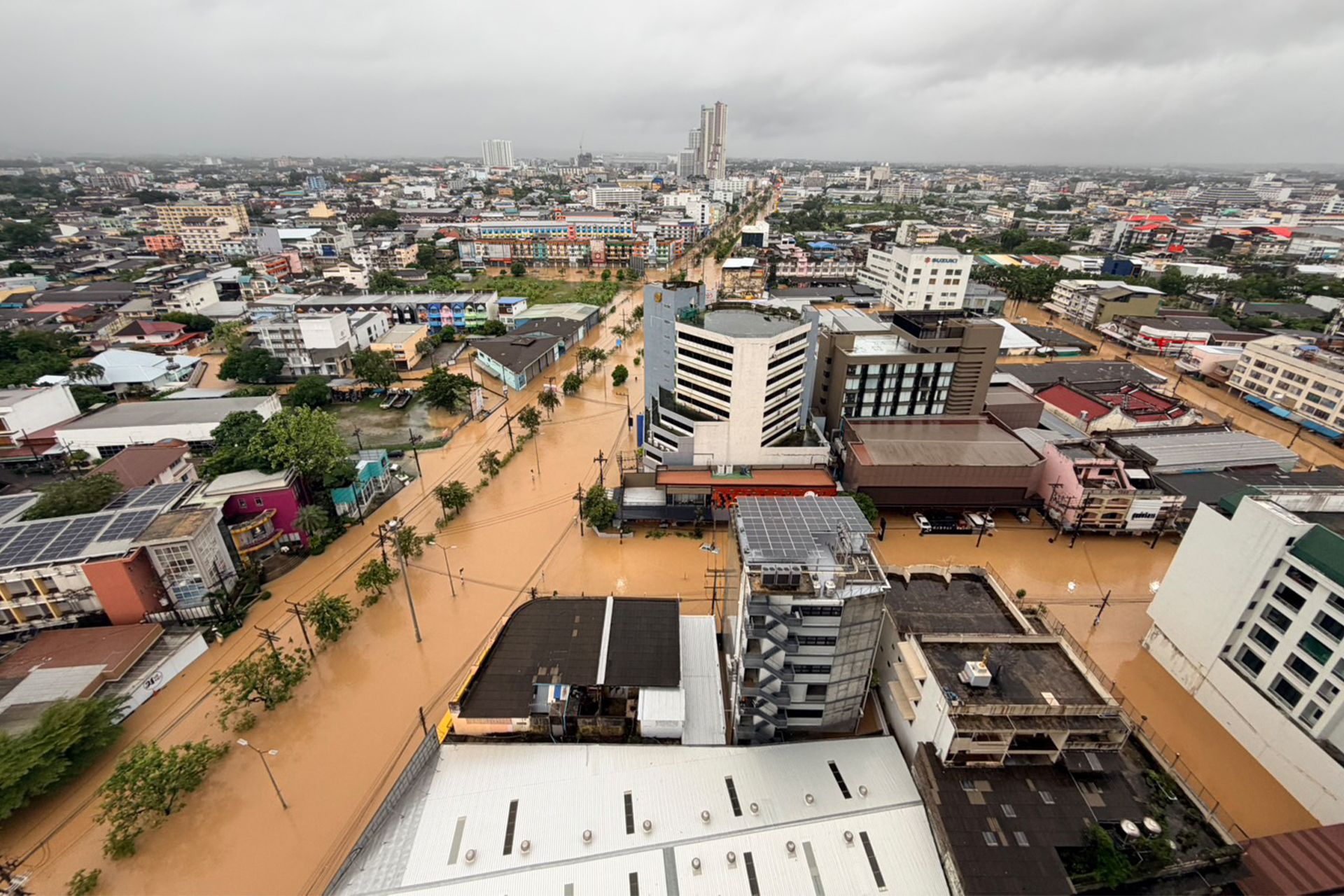 ภาพสถานการณ์นำท่วมภาคใต้ 2568