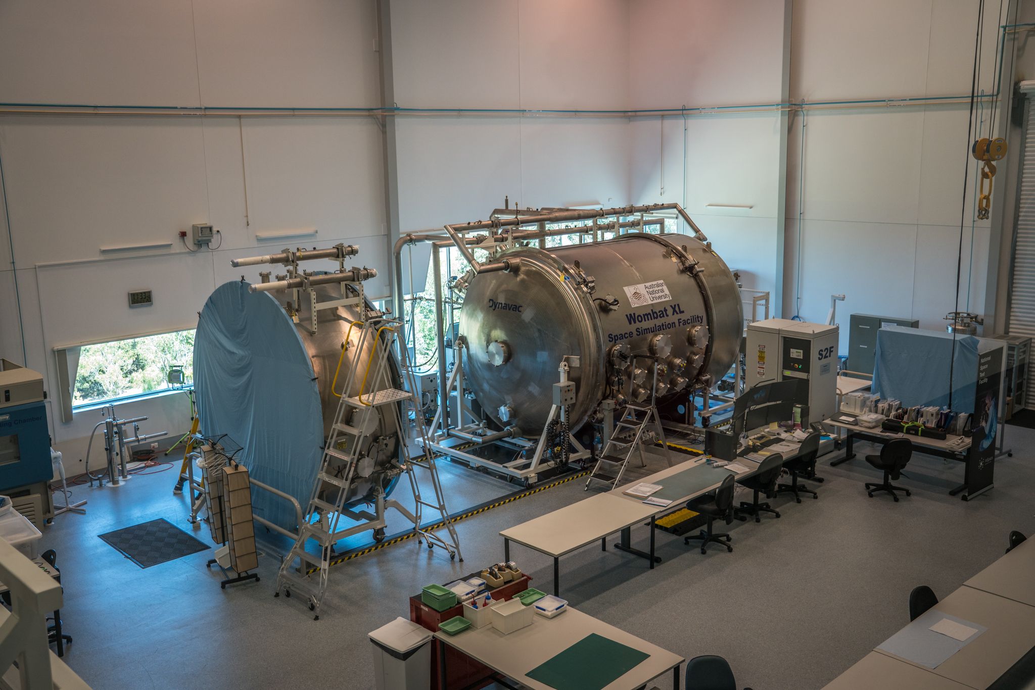 ศูนย์ทดสอบมาตรฐานอุตสาหกรรมอวกาศ ANU ของประเทศออสเตรเลีย : ที่มาภาพ Spaceaustralia
