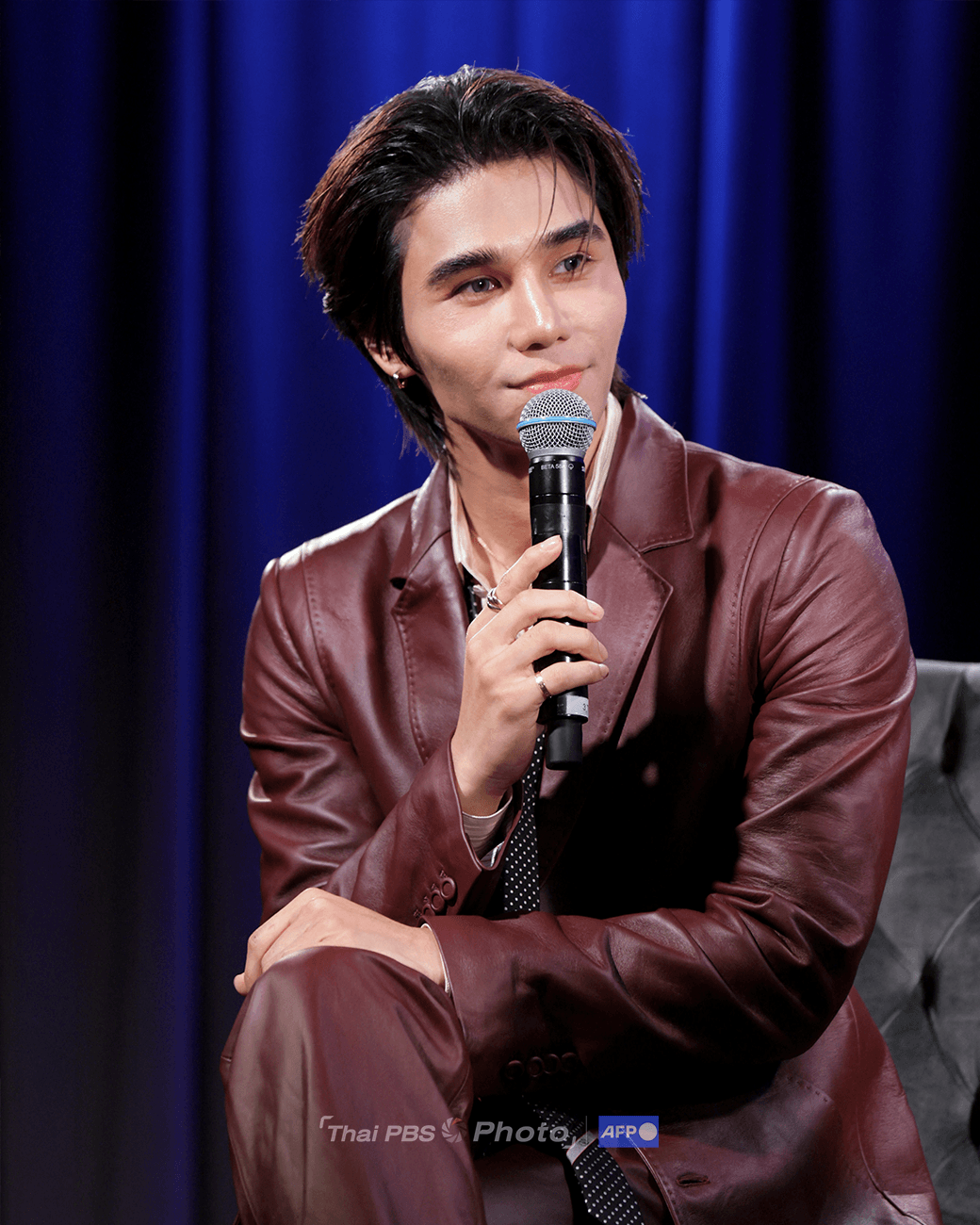 เจฟ ซาเตอร์ ขณะให้สัมภาษณ์บนเวที Global Spin Live เมื่อวันที่ 3 มี.ค. 69 (ภาพ: Rebecca Sapp/Getty Images via AFP)