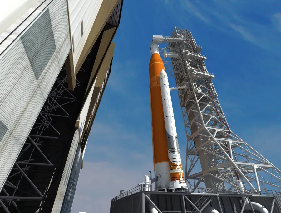 ศูนย์อวกาศเคนเนดีของนาซา รัฐฟลอริดา สหรัฐ ภาพจาก NASA