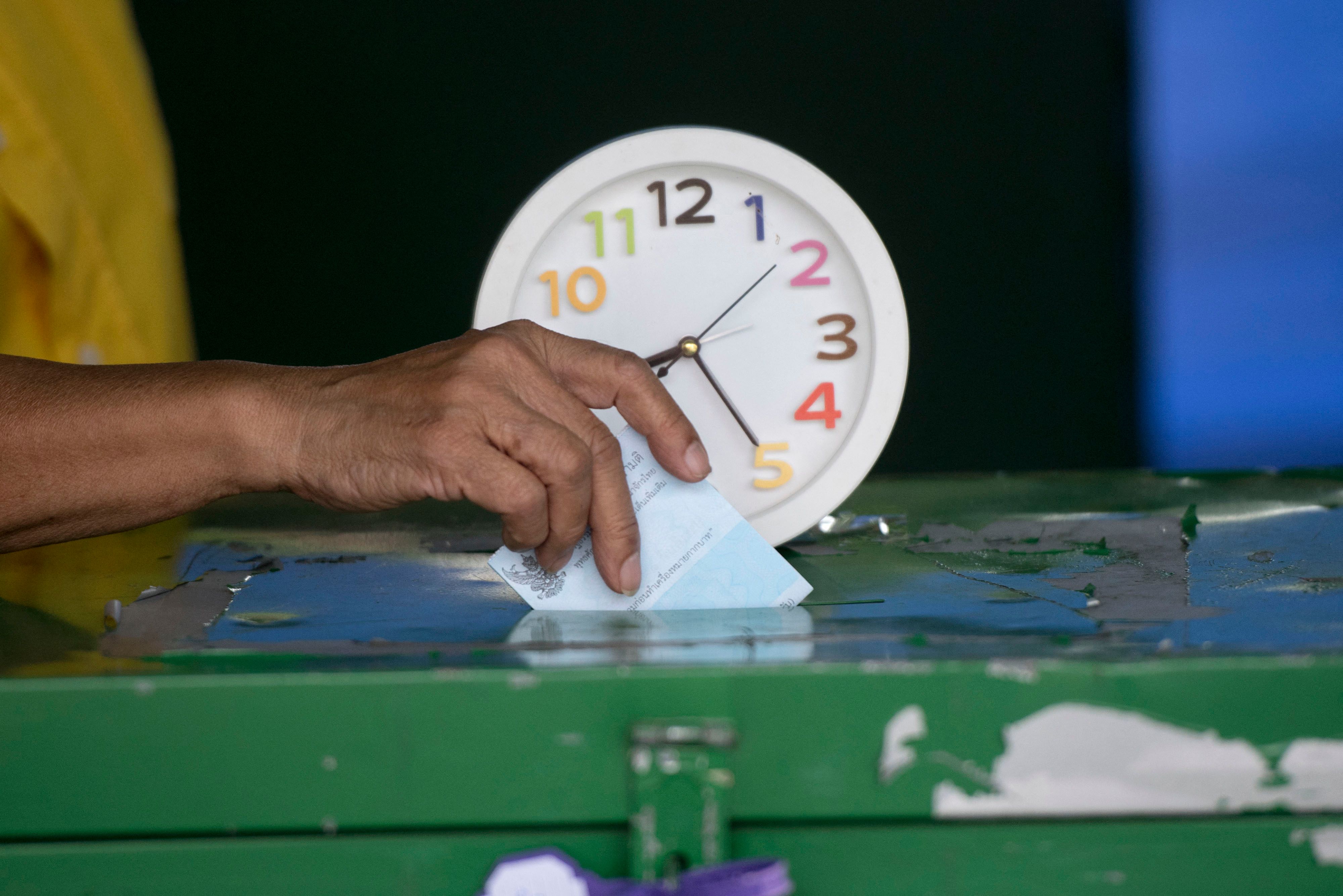 การออกเสียงประชามติในไทย เมื่อวันที่ 7 ส.ค. 59 (ภาพ: Borja Sanchez-Trillo/AFP)