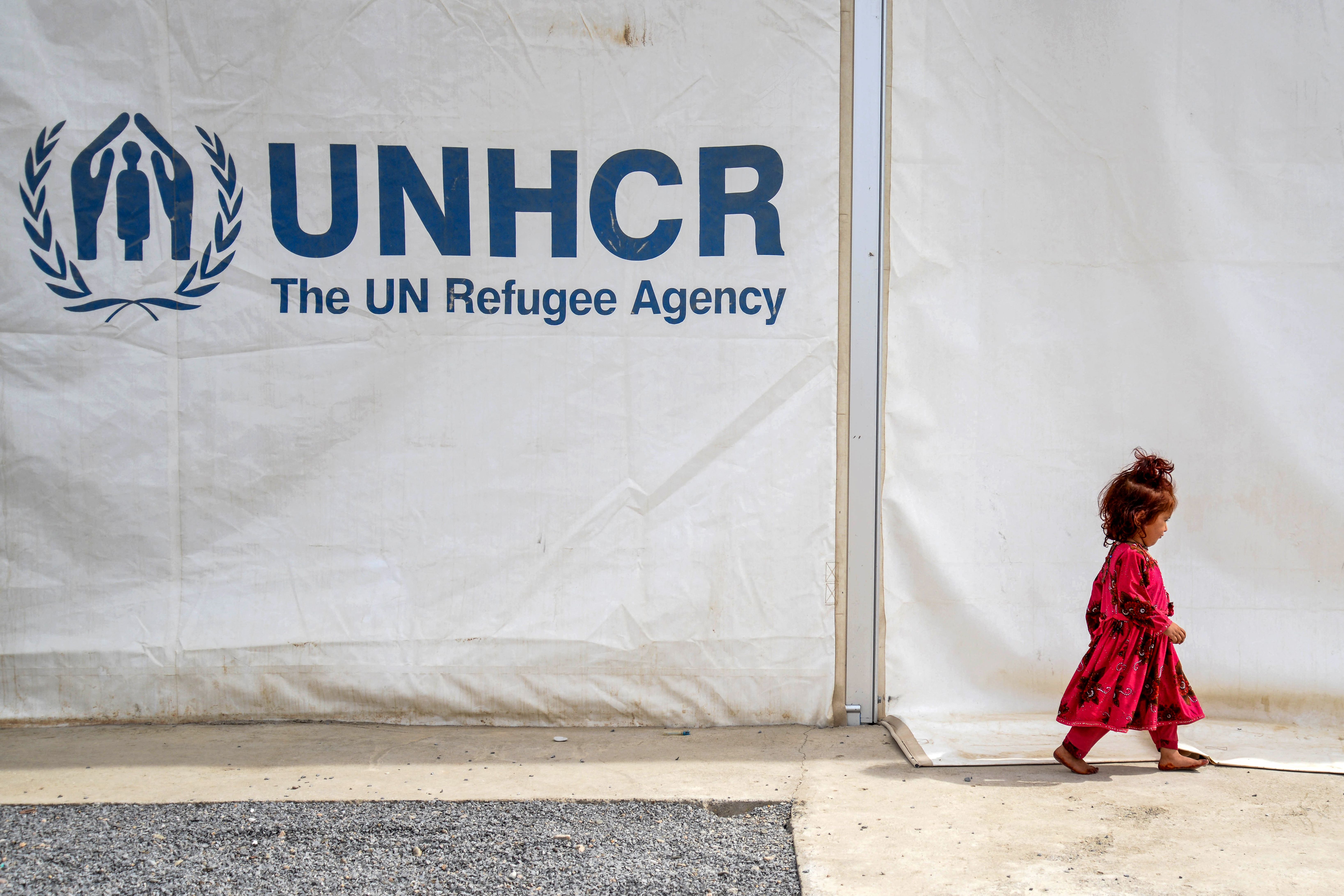 แคมป์ช่วยเหลือผู้ลี้ภัยของ UNHCR ในอัฟกานิสถาน (ภาพจาก: Sanaullah Seiam/AFP)