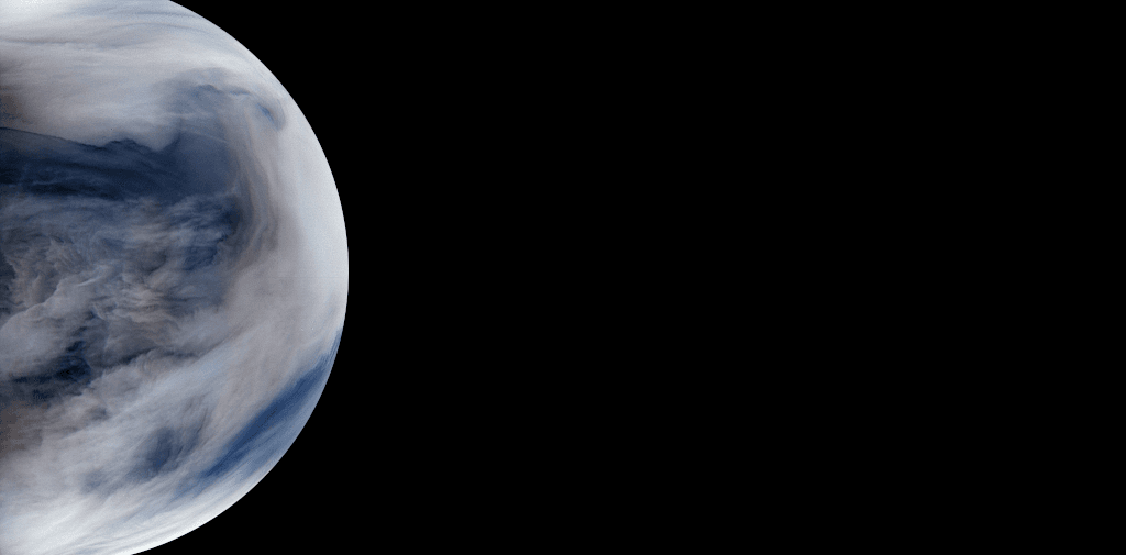 ภาพถ่ายชั้นบรรยากาศของดาวศุกร์ในย่านอินฟราเรดจากยาน Akatsuki ภาพจาก JAXA
