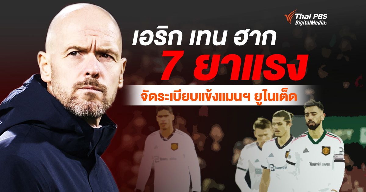 7 ยาแรง “เอริก เทน ฮาก” ใช้จัดระเบียบแข้งแมนฯ ยูไนเต็ด