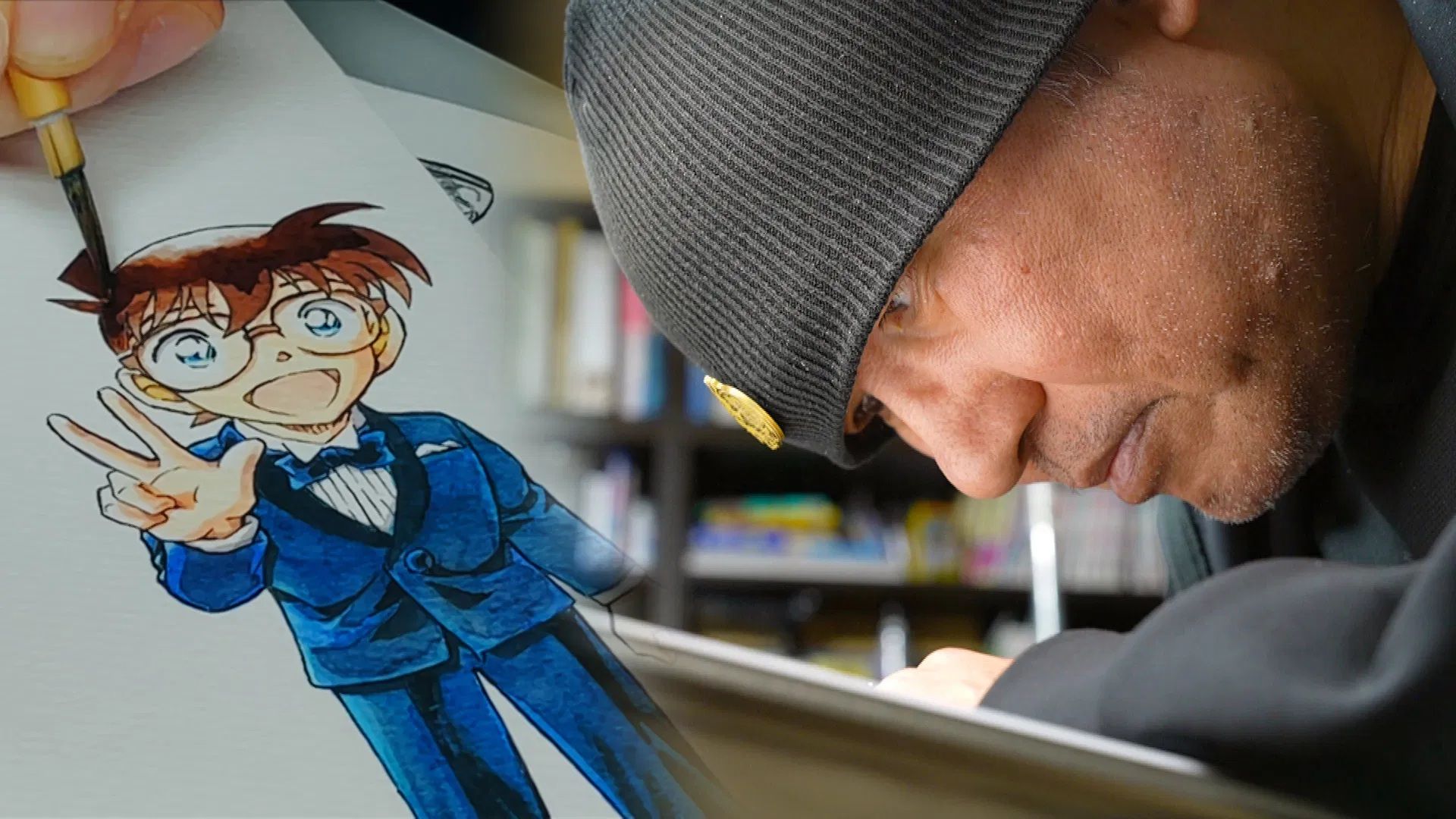 ภาพจากสารคดี Behind the Scenes: Detective Conan