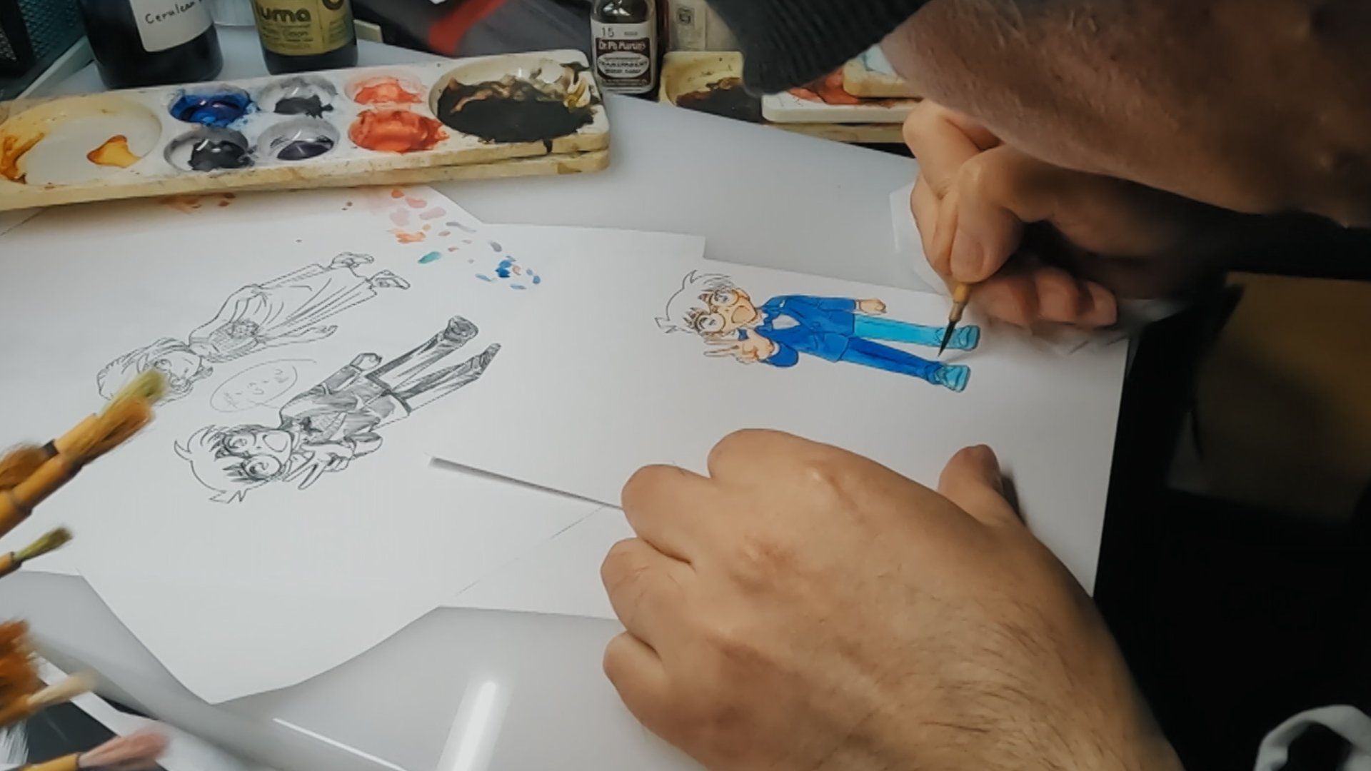 ภาพจากสารคดี Behind the Scenes: Detective Conan