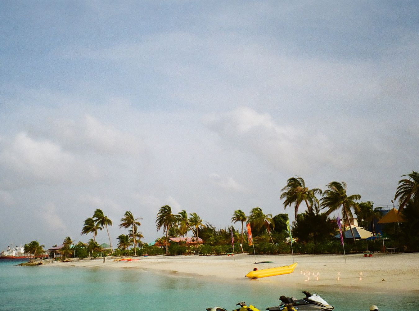 Kudagiri, another reclaimed island of the Maldives, is a recreational space for the locals. (Photo: Peerachai Pasutan)