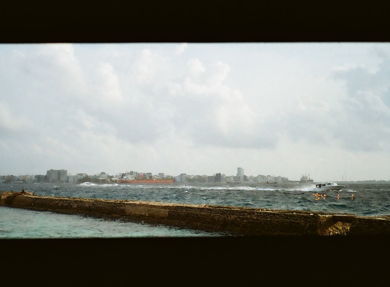 A view of the Maldives’ capital, Malé, from my hotel. (Photo: Peerachai Pasutan)