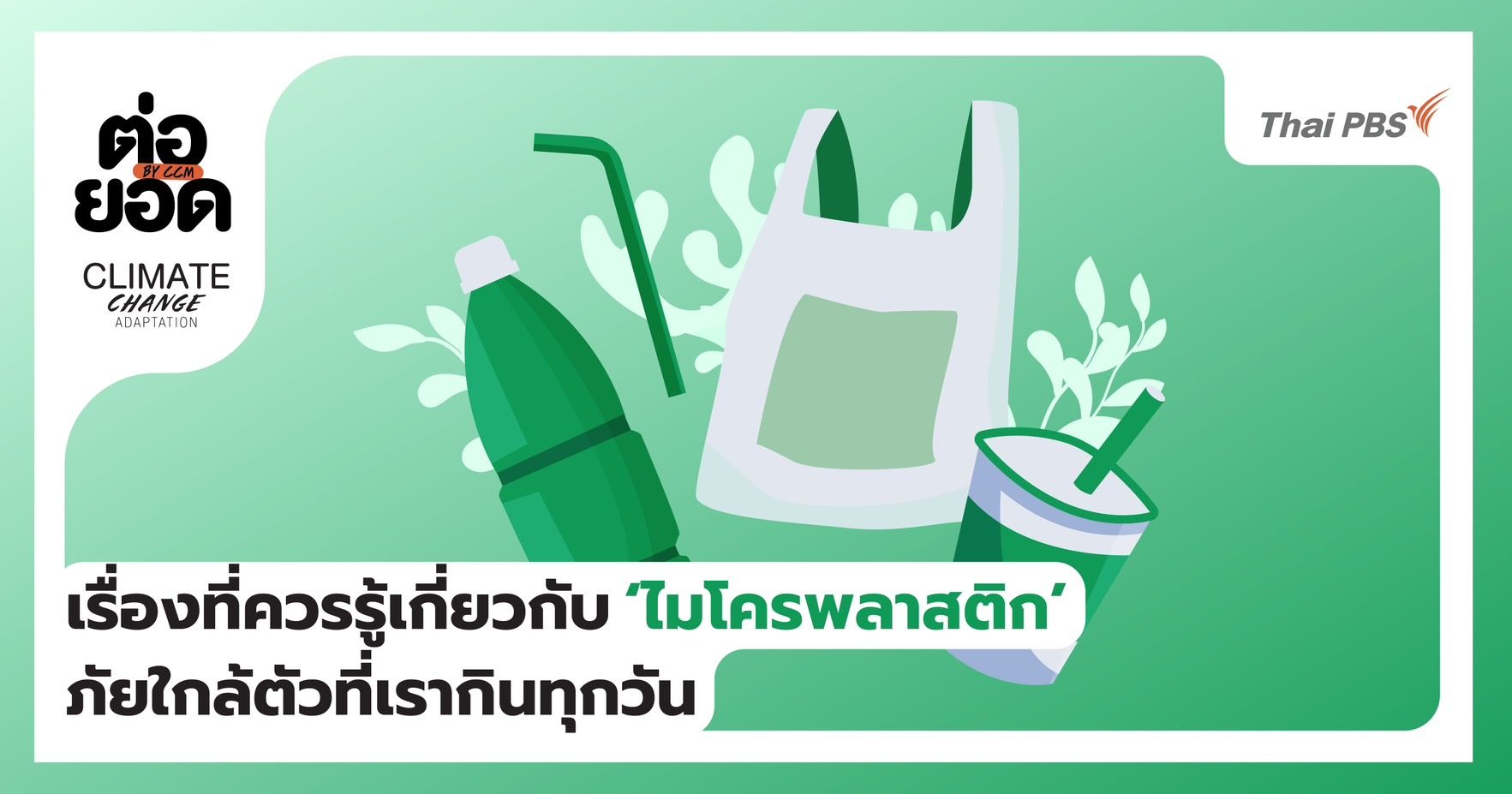 เรื่องที่ควรรู้เกี่ยวกับ 'ไมโครพลาสติก' ภัยใกล้ตัวที่เรากินทุกวัน