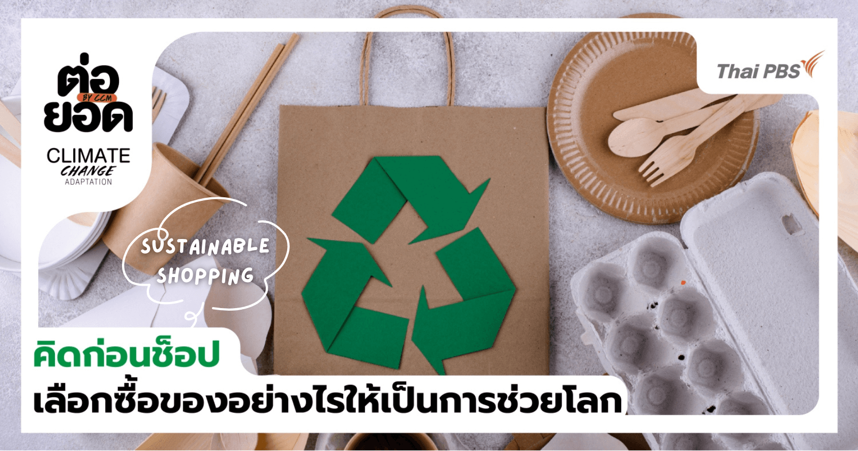 Sustainable Shopping คิดก่อนช็อป เลือกซื้อของอย่างไรให้เป็นการช่วยโลก