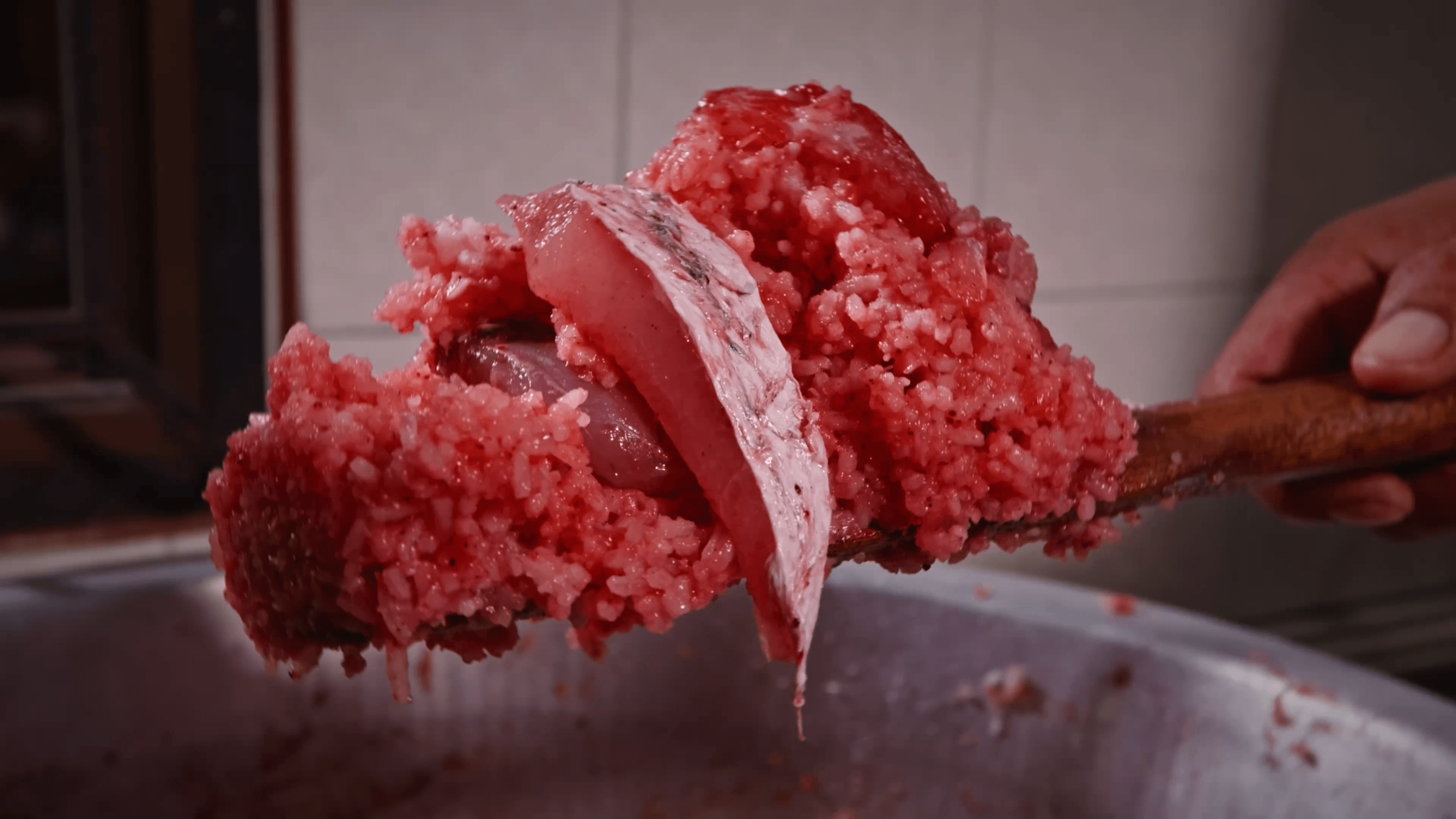 หมักจนเข้ากัน