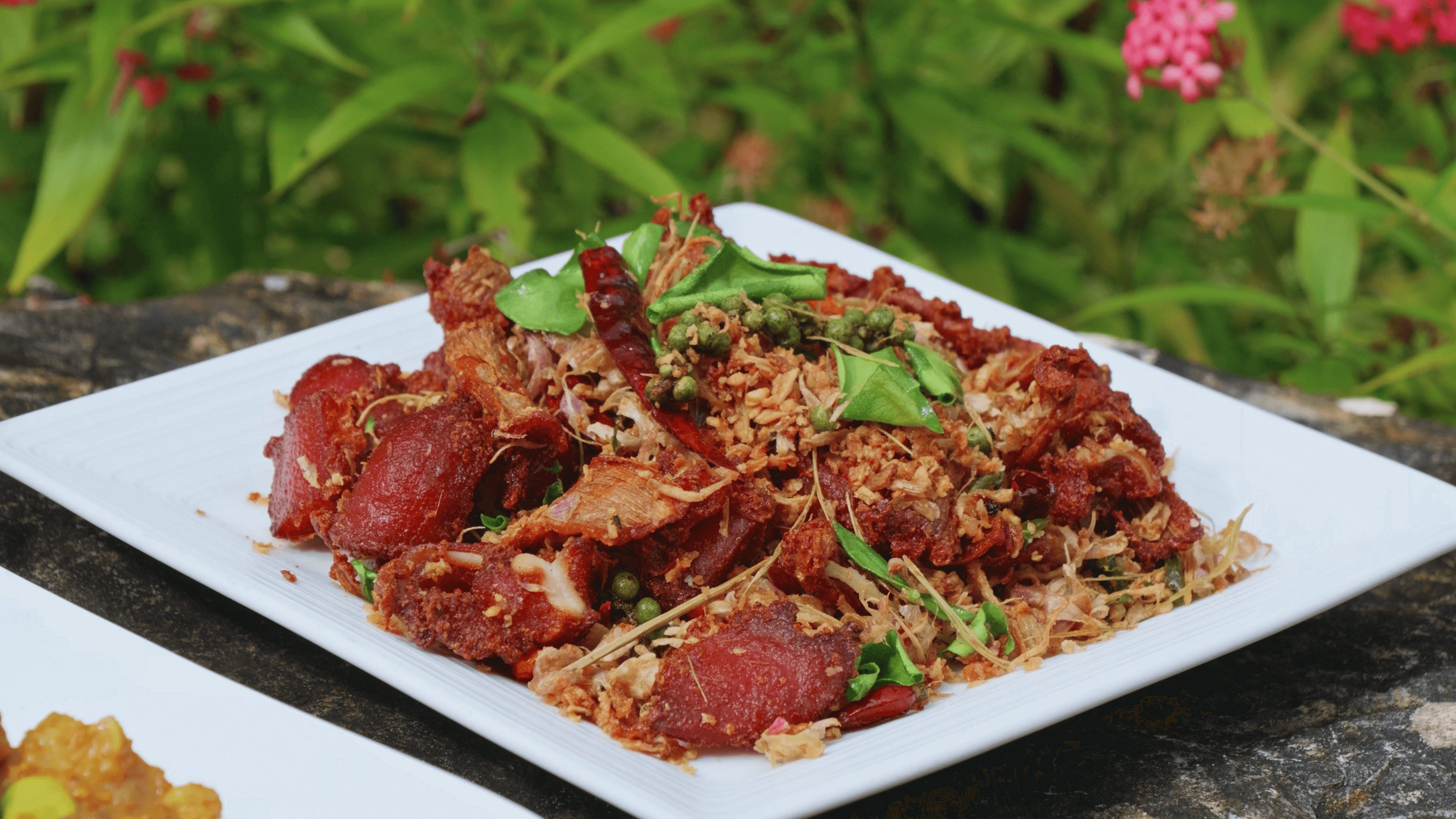 หนางทอดสมุนไพร