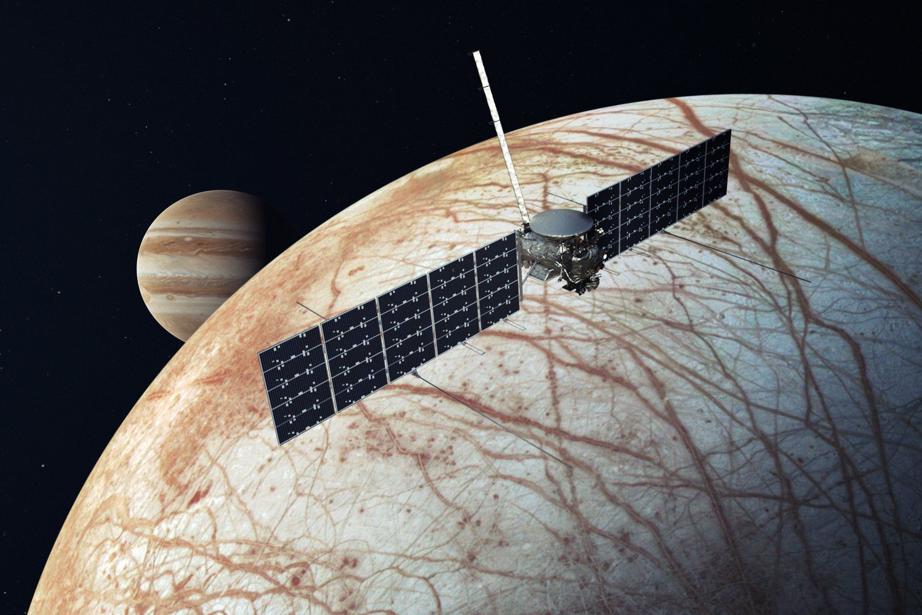 ยาน Europa Clipper ภาพจาก NASA