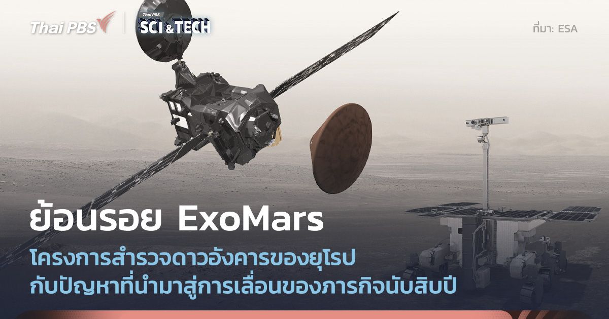 ย้อนรอยโครงการ ExoMars สำรวจดาวอังคารของยุโรปที่เลื่อนแล้วเลื่อนอีก