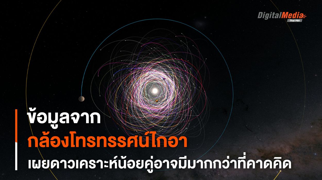 ข้อมูลจาก “กล้องฯ ไกอา” เผย “ดาวเคราะห์น้อยคู่” อาจมีมากกว่าที่เราคิด