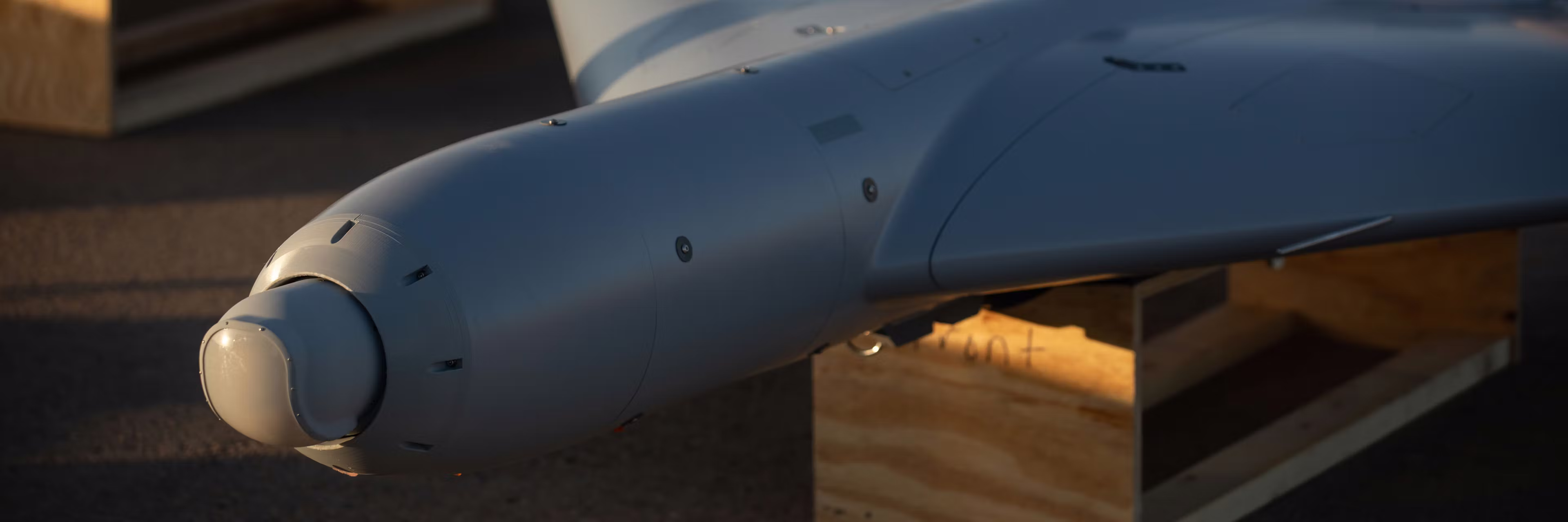 โดรนระบบโจมตีทางอากาศไร้คนขับราคาประหยัด (Lucas) ของสหรัฐฯ ในเดือนพฤศจิกายน 2025 ภาพจาก US Central Command