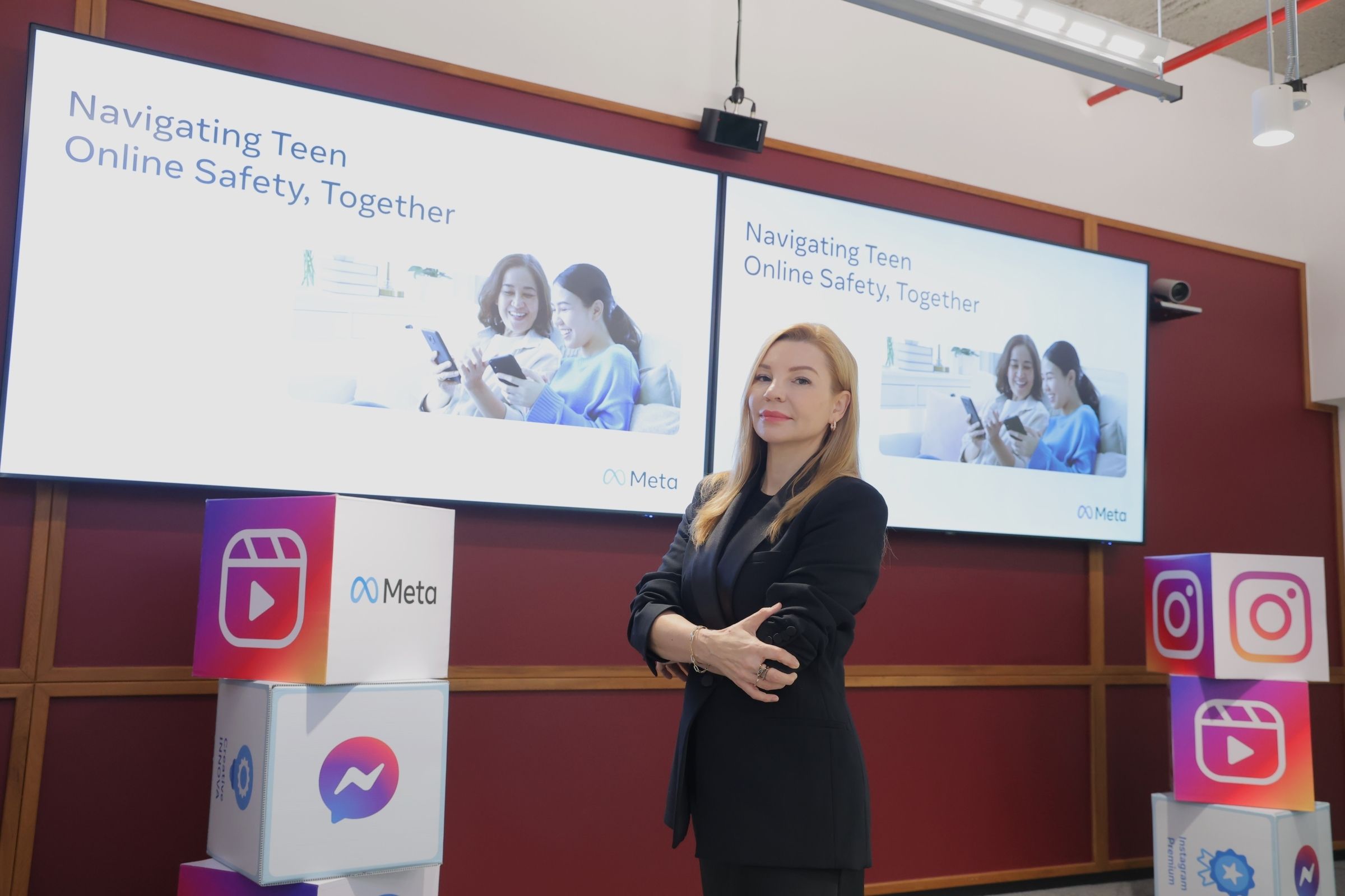 คุณมาลีนา เอนลุนด์ หัวหน้าฝ่ายนโยบายความปลอดภัย ประจำภูมิภาคเอเชียแปซิฟิกของ Meta