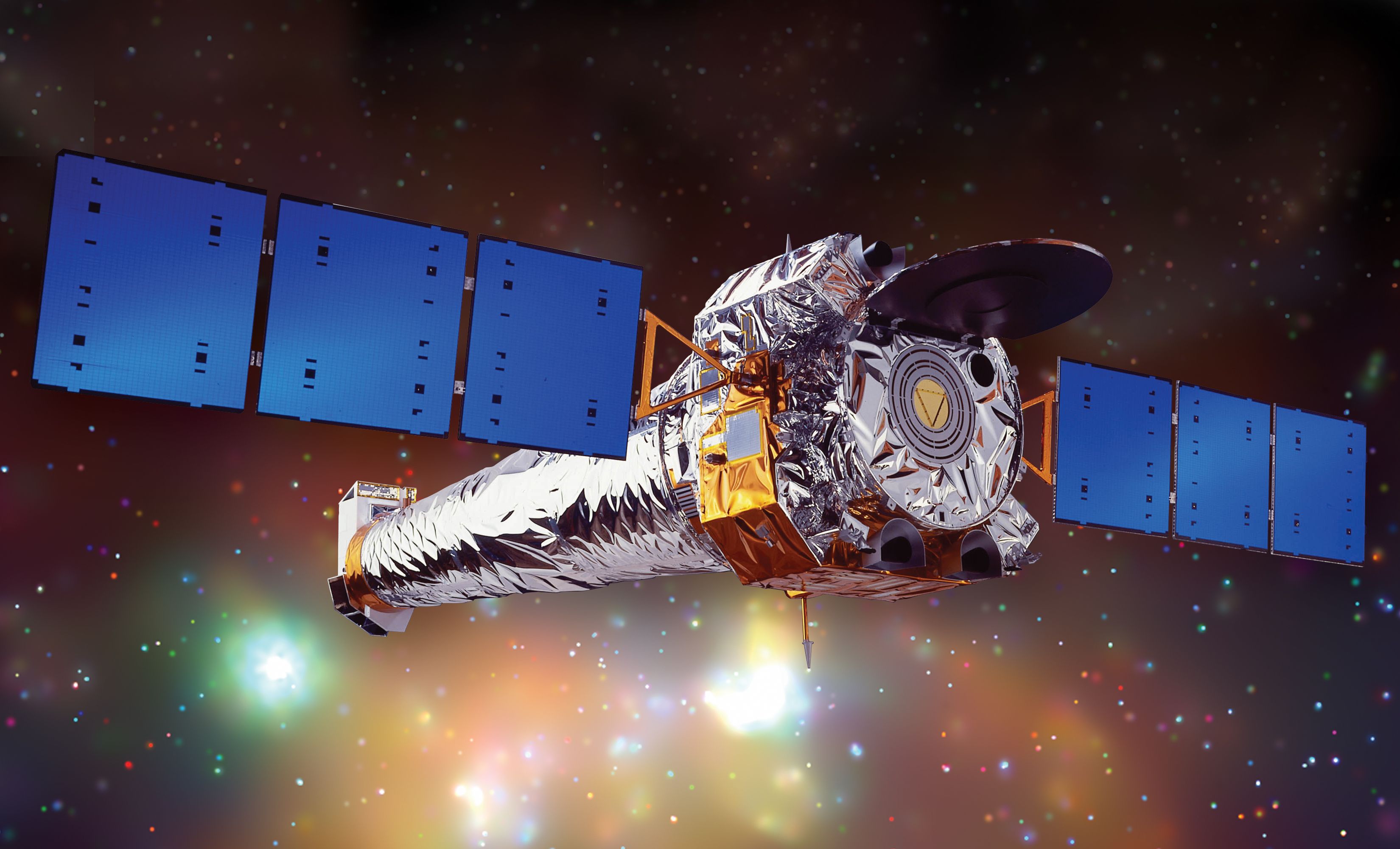 ภาพวาดกล้องโทรทรรศน์อวกาศจันทรา ภาพจาก NASA