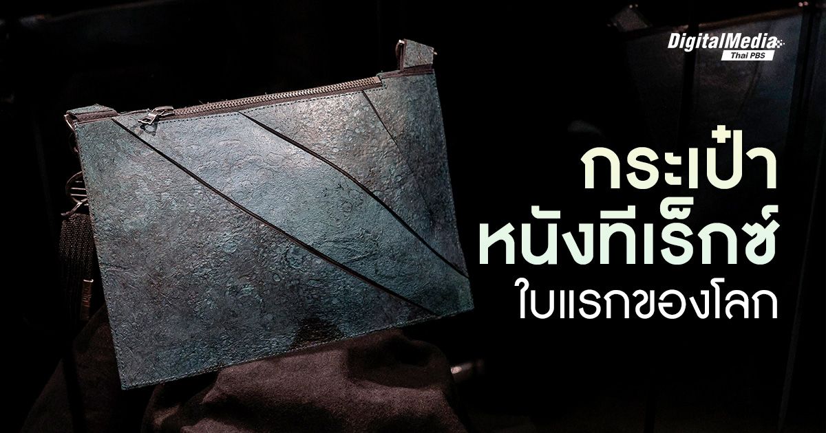 เมื่อแฟชั่นและโลกล้านปีมาเจอกันใน ‘กระเป๋าหนังทีเร็กซ์’ ใบแรกของโลก