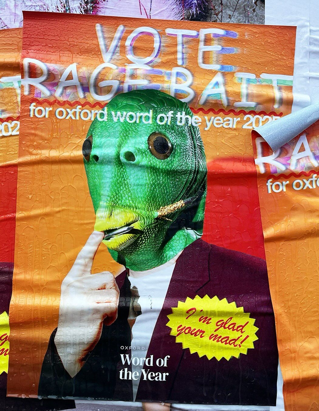 โปสเตอร์แคมเปญของเจ้า Rage Bait จาก Oxford เมื่อปลายเดือน พ.ย. 68 (ภาพจาก: Instagram @oxunipress)