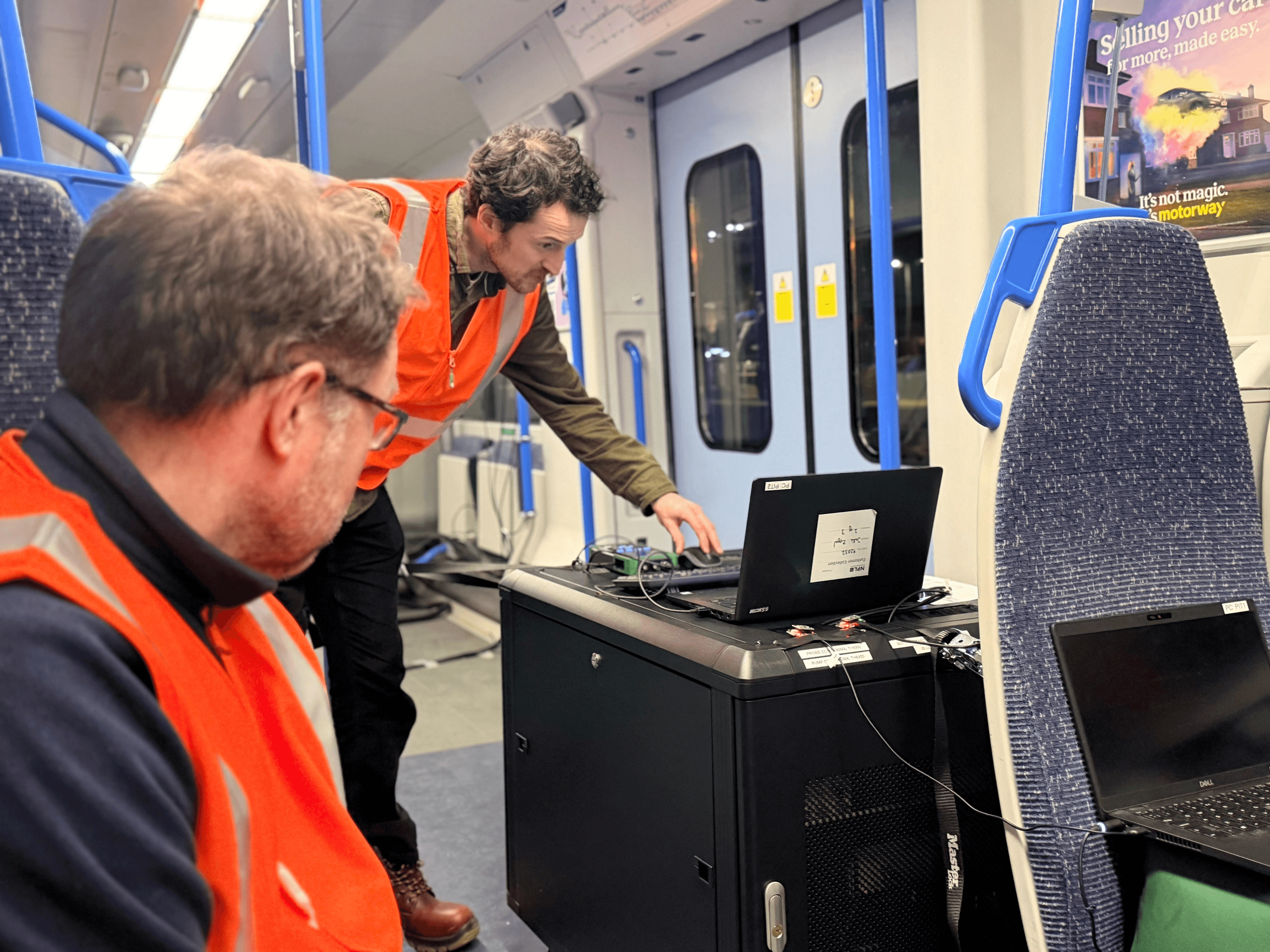 การทดสอบอุปกรณ์ในรถไฟระบบควอนตัม