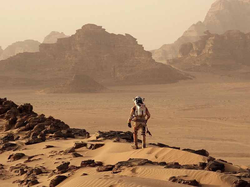 ภาพจากหนัง The Martian โดย 21h Century Fox