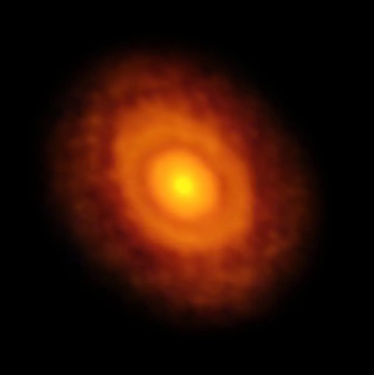 ภาพถ่ายระบบดาวฤกษ์ V883 Orionis ภาพจาก ESO.webp