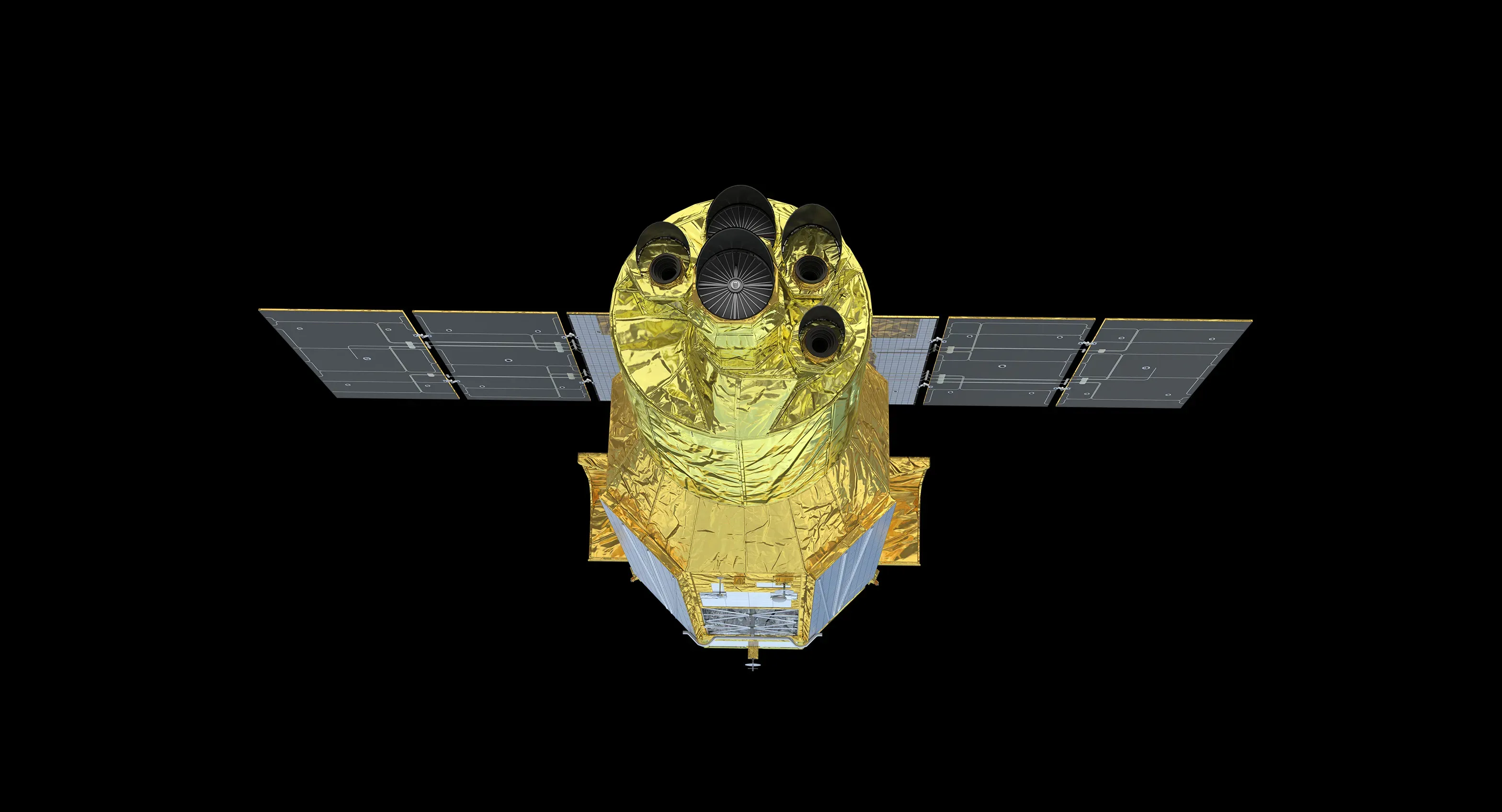 ภาพวาดของกล้องโทรทรรศน์อวกาศ XRISM ภาพจาก NASA