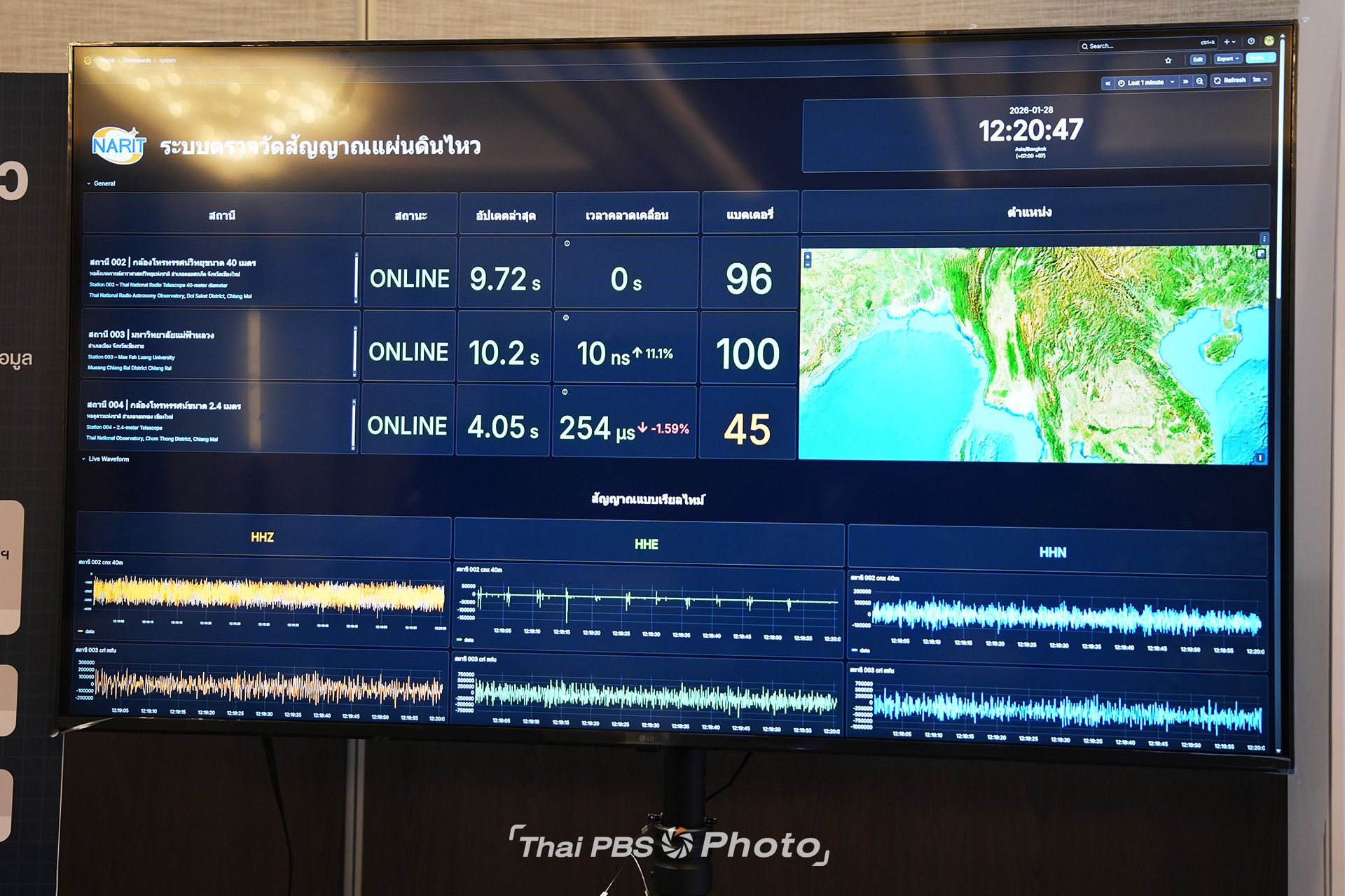ระบบตรวจวัดสัญญาณแผ่นดินไหว