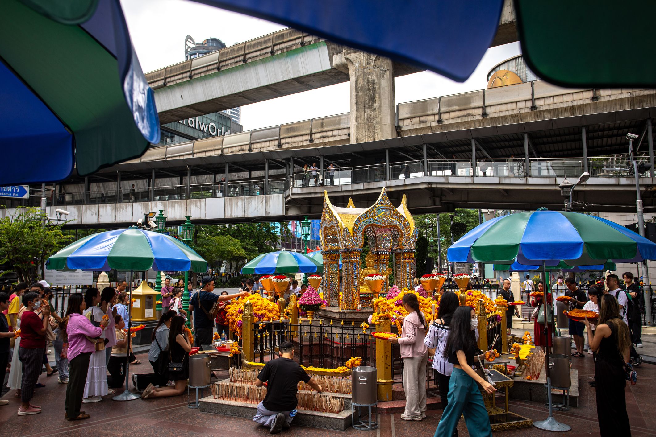 Erawan Shrine, one of the most popular "sacred" locations in Thailand