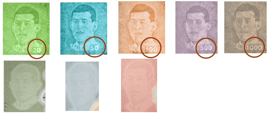 จุดสังเกตของลายน้ำ