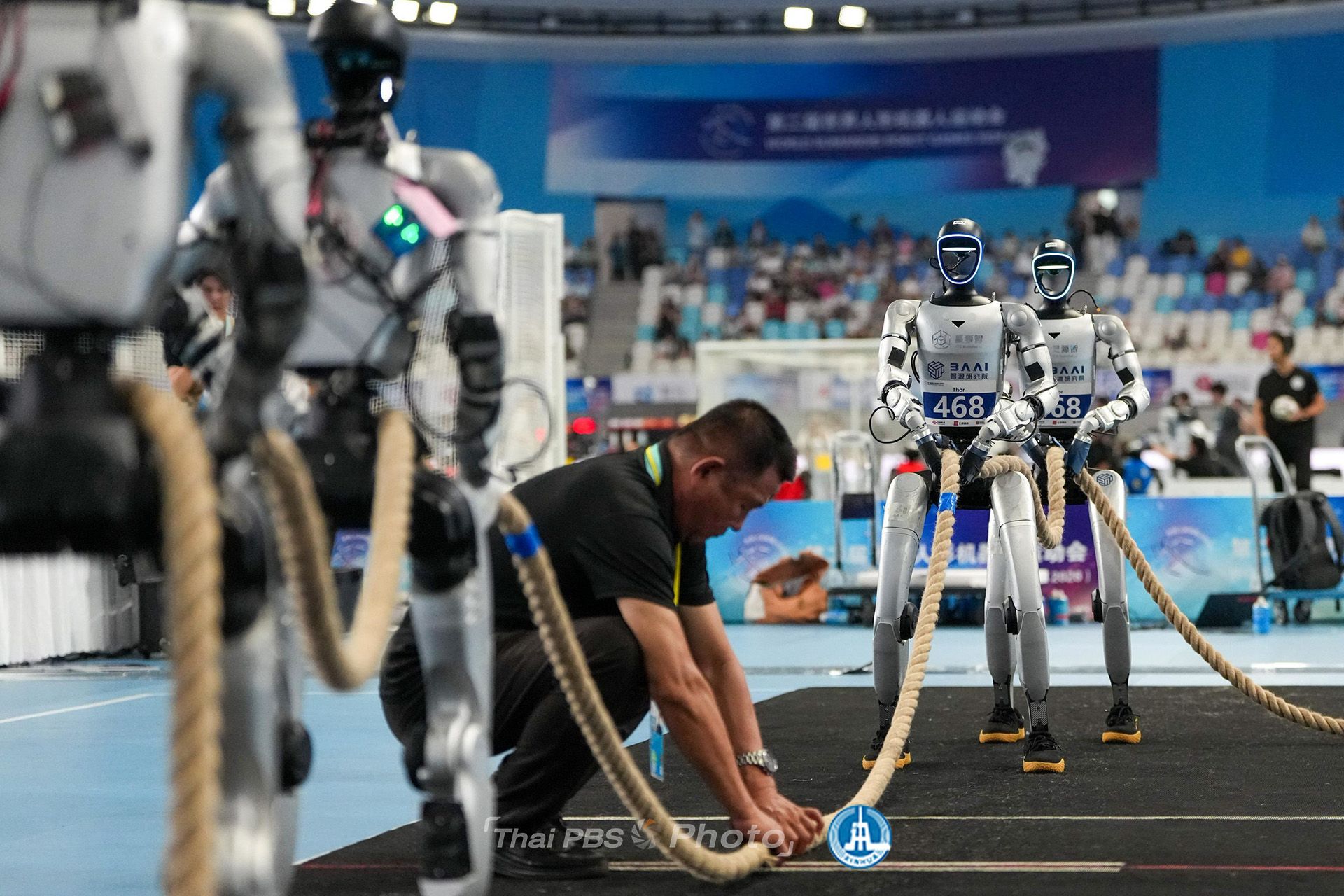 ปีที่2! World Humanoid Robot Games นำ “หุ่นยนต์ฮิวแมนนอยด์” แข่งกีฬาระดับโลก