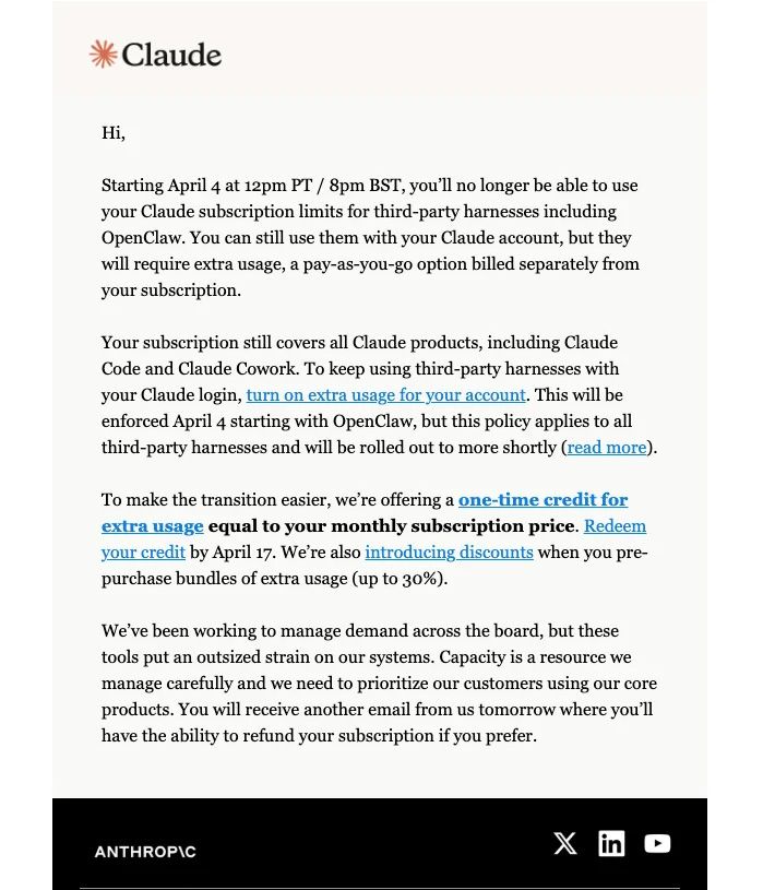 แถลงการณ์จาก Claude