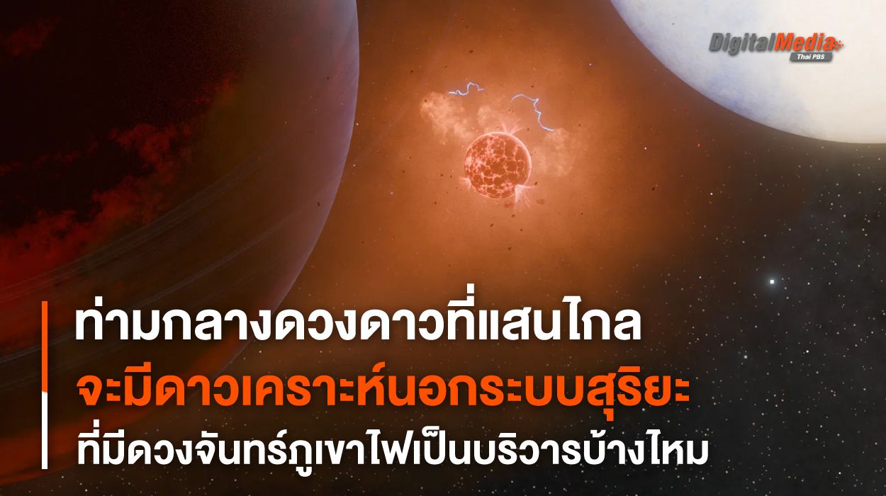 “ดาวเคราะห์นอกระบบสุริยะ” มีดวงจันทร์ภูเขาไฟแบบดวงจันทร์ไอโอหรือเปล่า