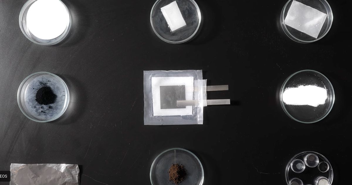 ส่วนประกอบของ แบตเตอรี่กระดาษ