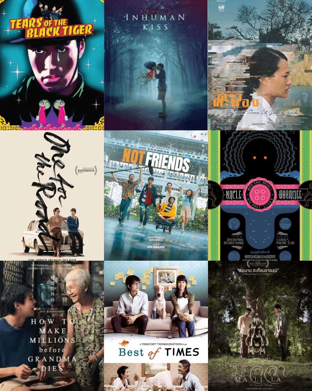 Some of the Thai movies submitted for the Oscars’ Best International Feature Film