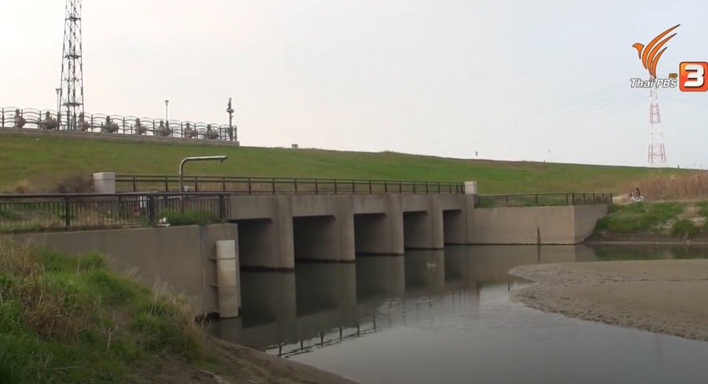 “อุโมงค์เก็บน้ำใต้ดิน” การบริหารจัดการน้ำแบบญี่ปุ่น ภาพจาก รายการดูให้รู้