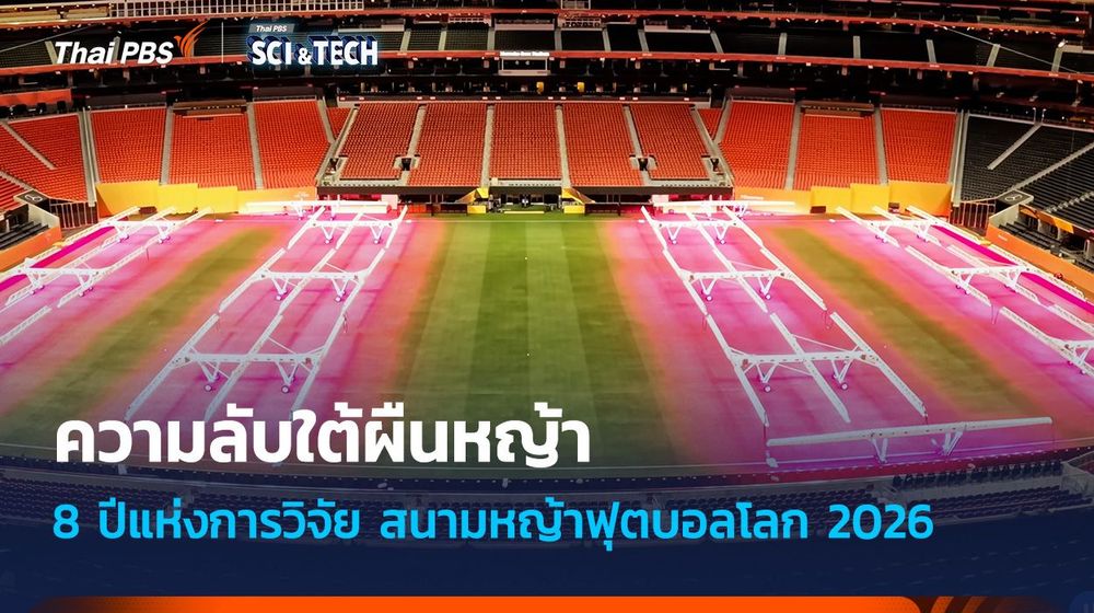 ความลับใต้ผืนหญ้า 8 ปีแห่งการวิจัยสนามหญ้าฟุตบอลโลก 2026