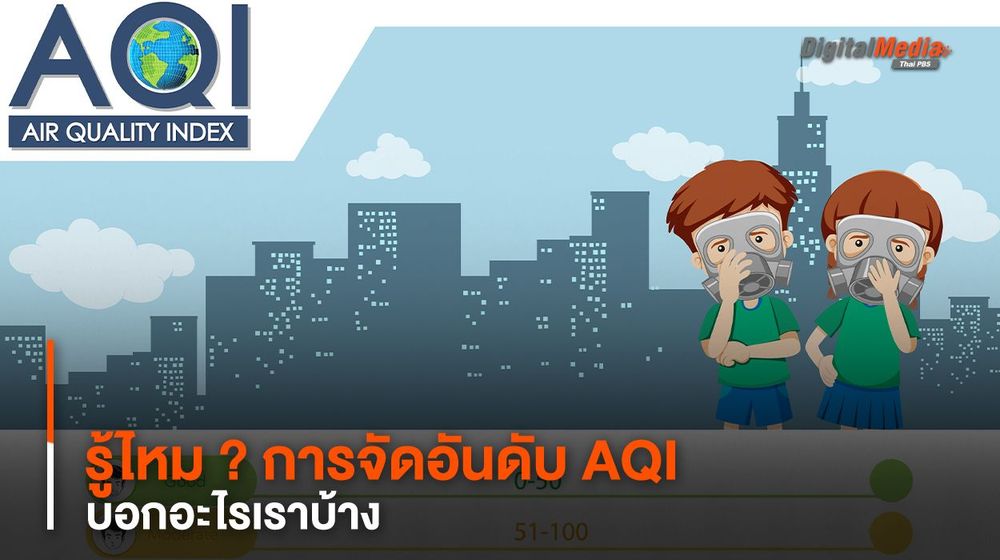 รู้ไหม ? การจัดอันดับ AQI บอกอะไรเราบ้าง