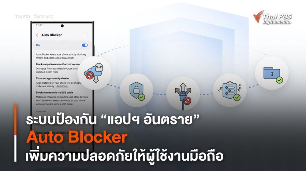 ระบบป้องกัน “แอปฯ อันตราย” Auto Blocker เพิ่มความปลอดภัยให้ผู้ใช้งานมือถือ