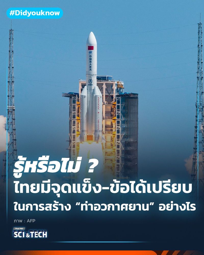 “ไทย” มีจุดแข็ง-ข้อได้เปรียบ ในการสร้าง “ท่าอวกาศยาน” อย่างไร
