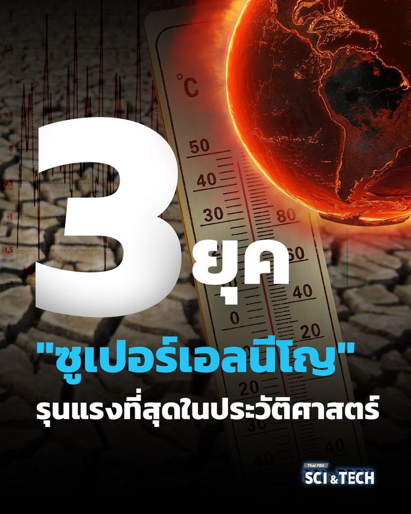 ย้อนรอย 3 ยุค "ซูเปอร์เอลนีโญ" รุนแรงที่สุดในประวัติศาสตร์
