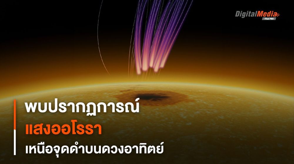 NASA พบ “คลื่นวิทยุ” ลักษณะเดียวกับ “ออโรรา” เหนือจุดดำบนดวงอาทิตย์